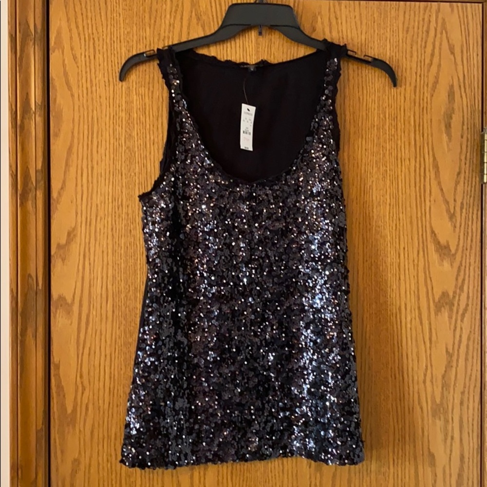 Black sparkle tank
